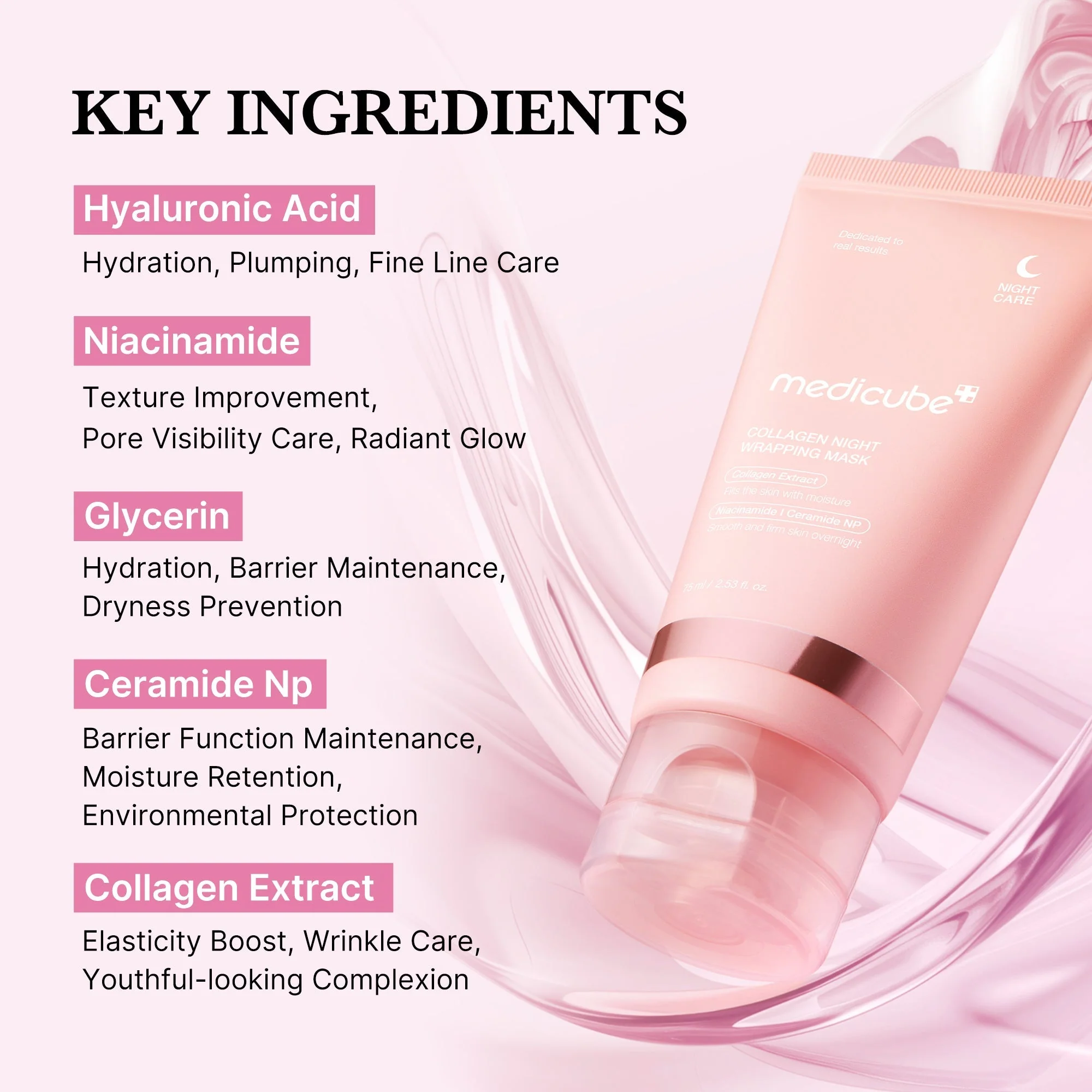 Medicube Collagen Night Wrapping Mask 75ml - Image 3