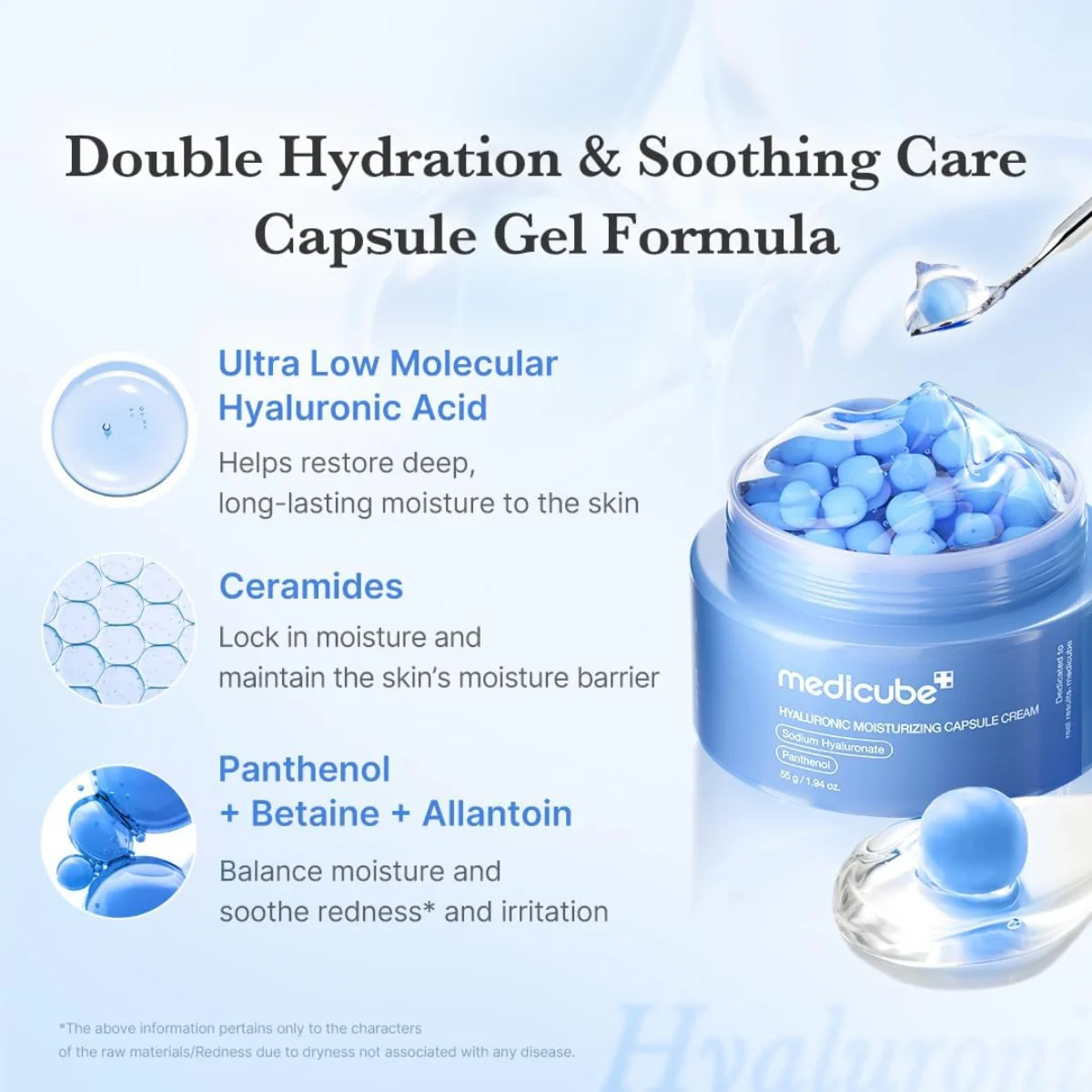 Medicube Hyaluronic Moisturizing Capsule Cream 55g - Image 10