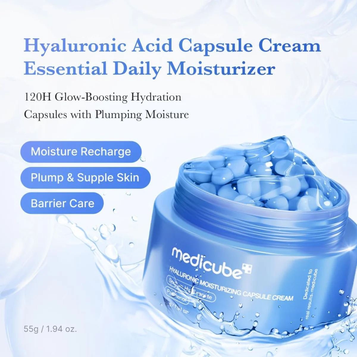Medicube Hyaluronic Moisturizing Capsule Cream 55g - Image 9