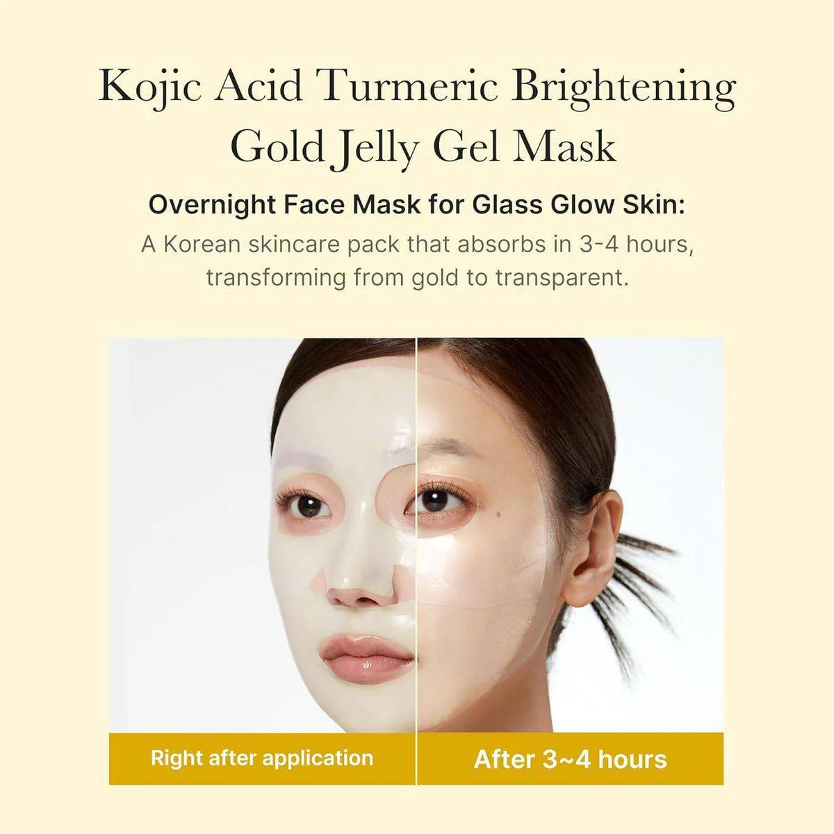 Medicube Kojic Acid Turmeric Brightening Gel Mask 28g - Image 8