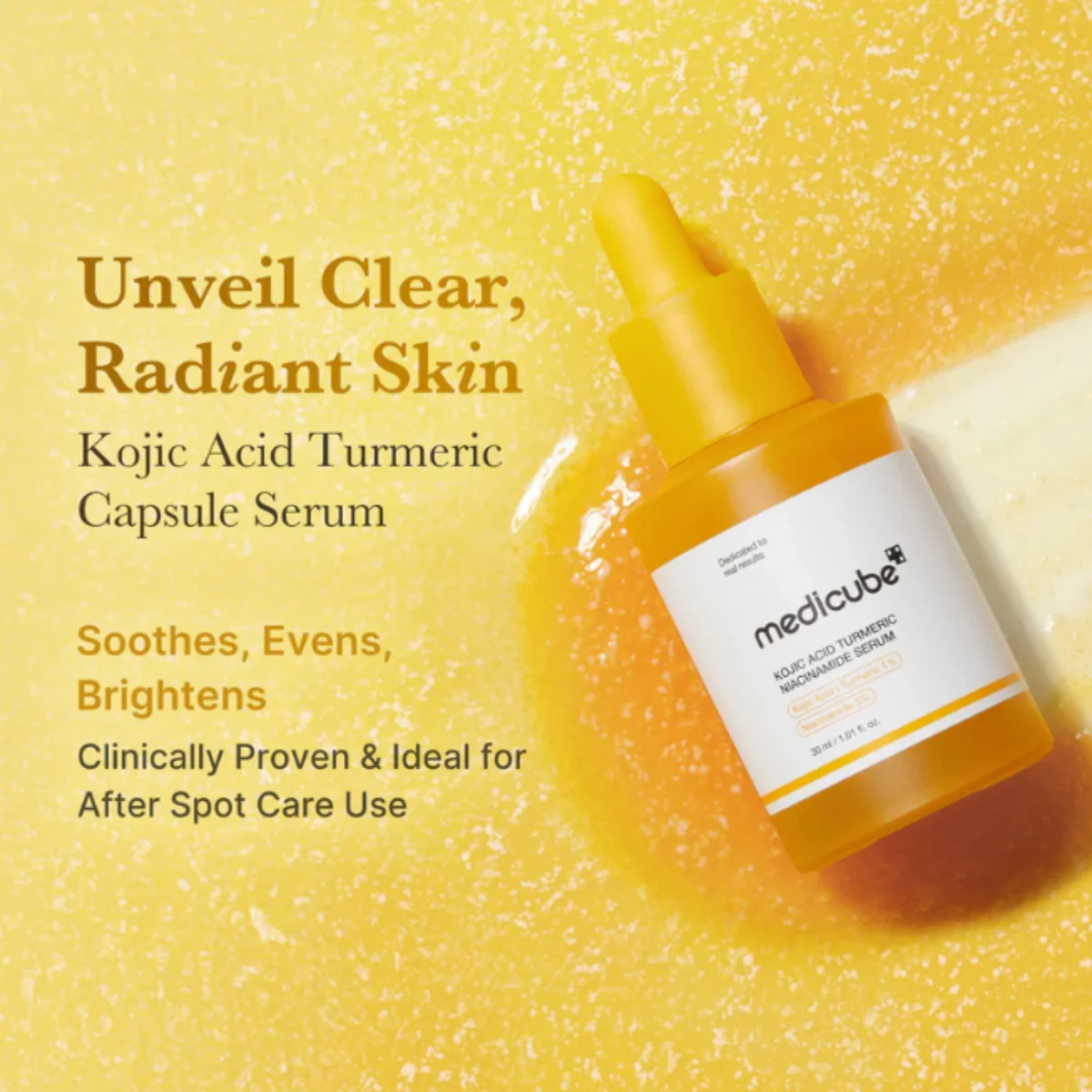 Medicube Kojic Acid Turmeric Niacinamide Serum 30ml - Image 3