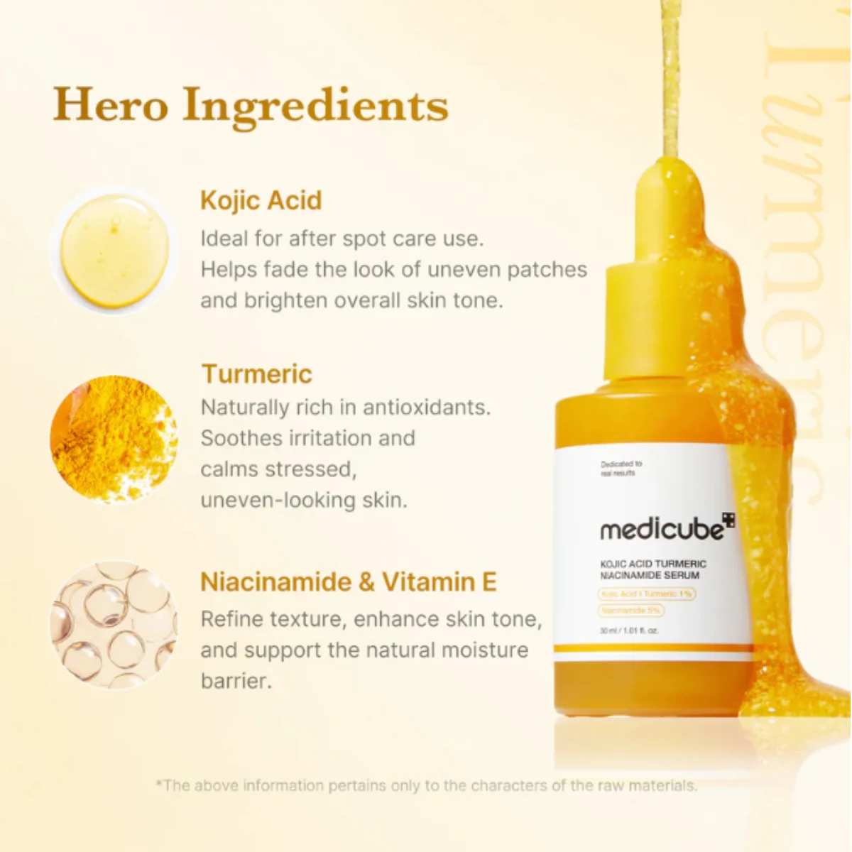 Medicube Kojic Acid Turmeric Niacinamide Serum 30ml - Image 4