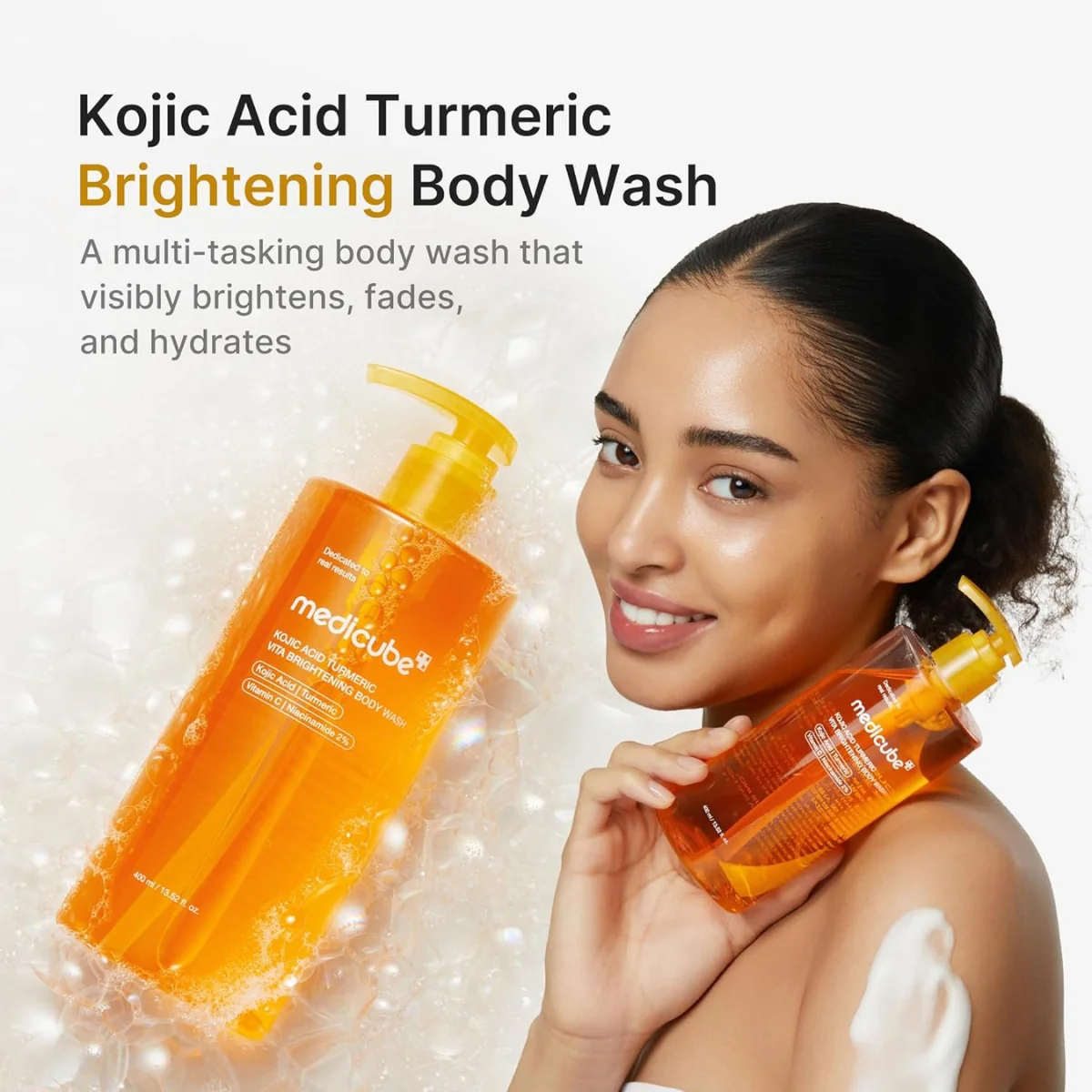 Medicube Kojic Acid Turmeric Vita Brightening Body Wash 400ml - Image 3