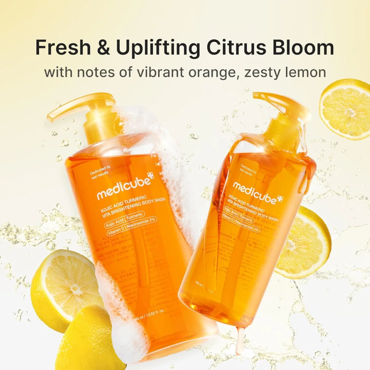 Medicube Kojic Acid Turmeric Vita Brightening Body Wash 400ml - Image 6