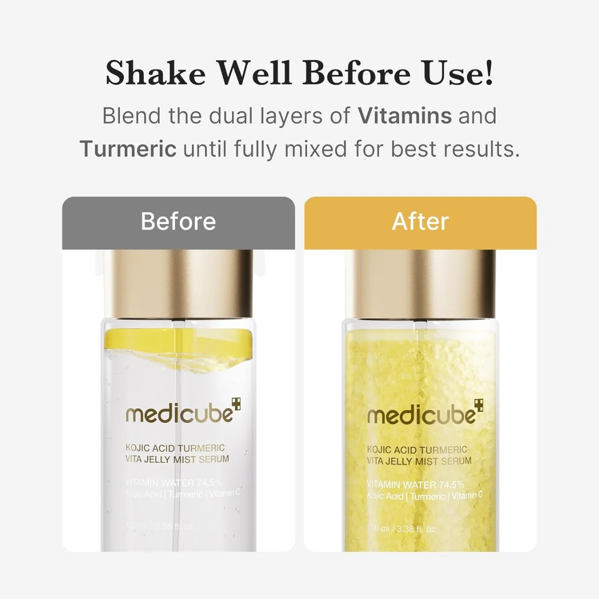Medicube Kojic Acid Turmeric Vita Jelly Mist Serum 100ml - Image 7