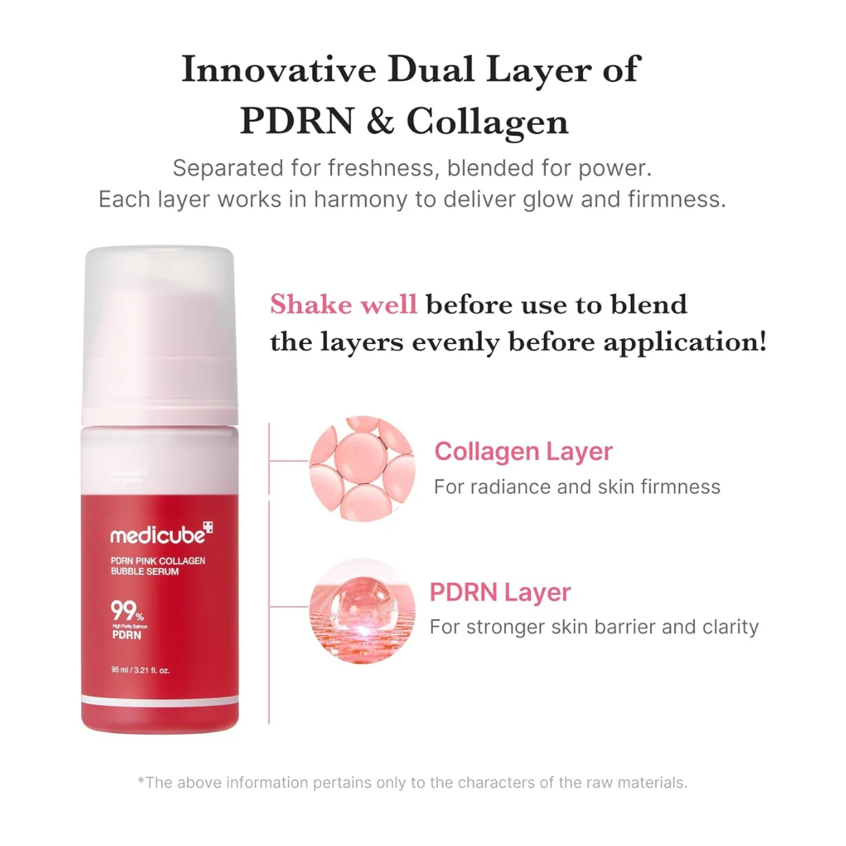 Medicube PDRN Pink Collagen Bubble Serum 95ml - Image 7
