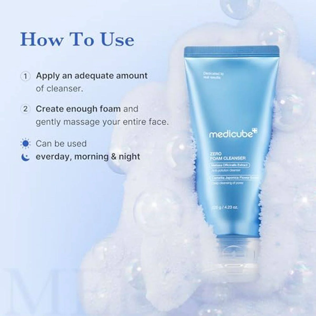 Medicube Zero Foam Cleanser 120ml - Image 5