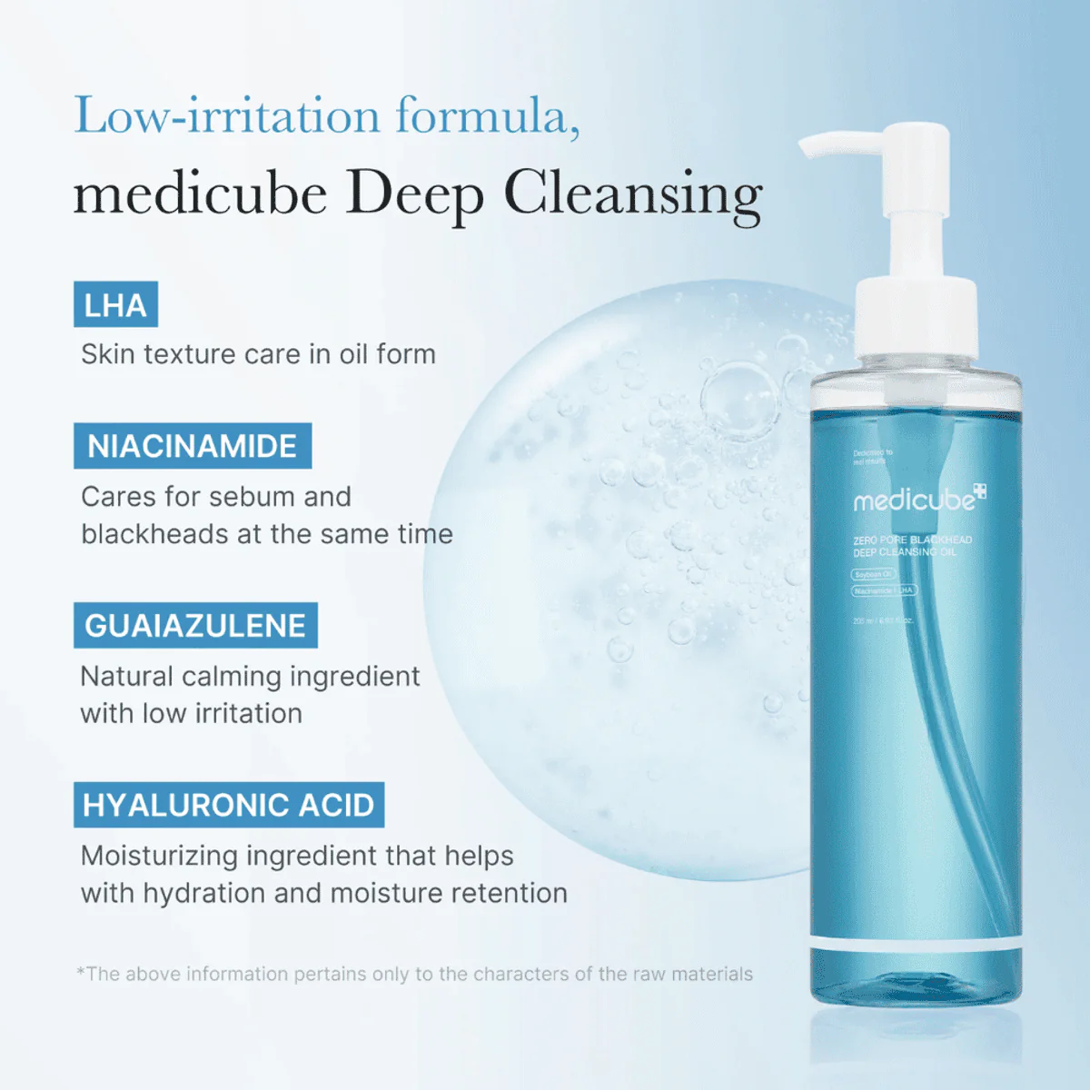 Medicube Zero Pore Blackhead Cleansing Oil 205ml - Image 3