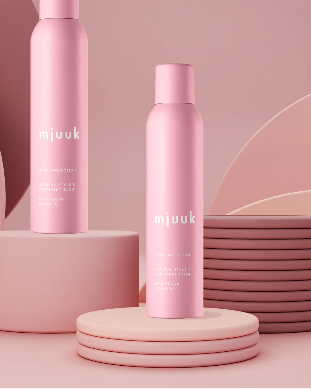 Mjuuk Hairspray Heat Protection 250ml - Image 2
