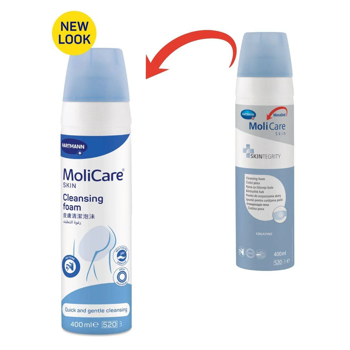 Molicare Skin Cleansing Foam 400ml - Image 5