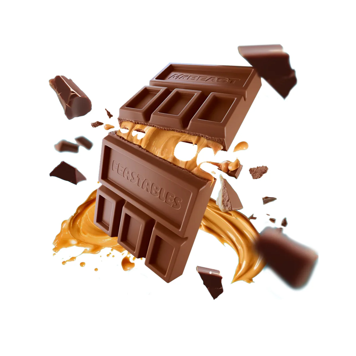 Mr Beast Feastables Milk Chocolate Peanut Butter 60g - Image 3