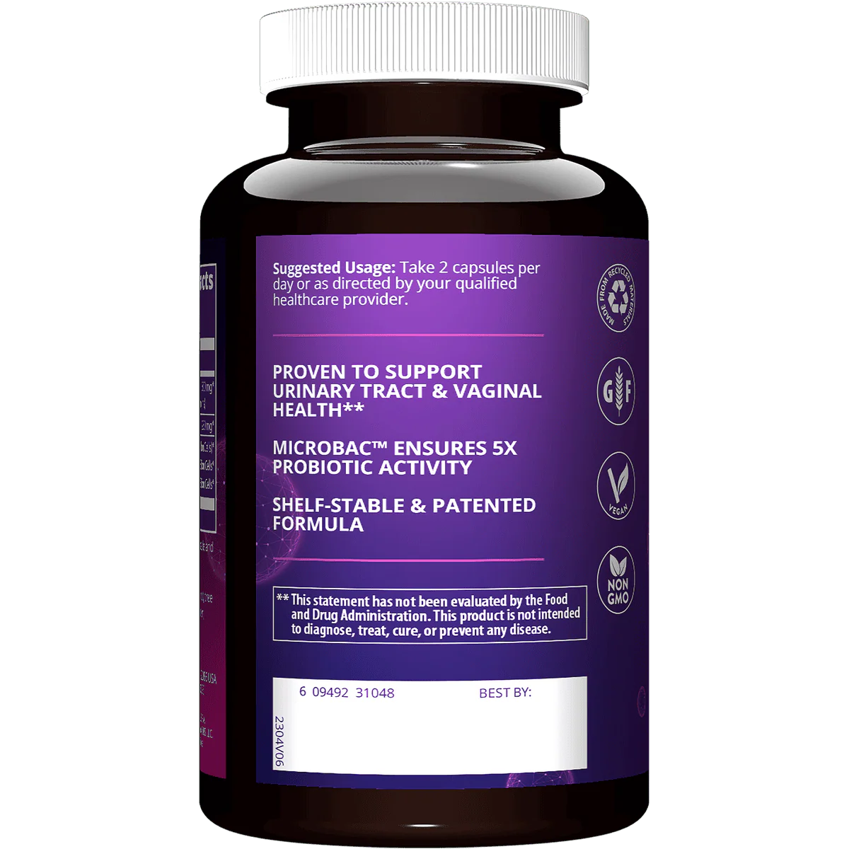 MRM Nutrition Women Probiotics 60 Vegan Capsules - Image 6