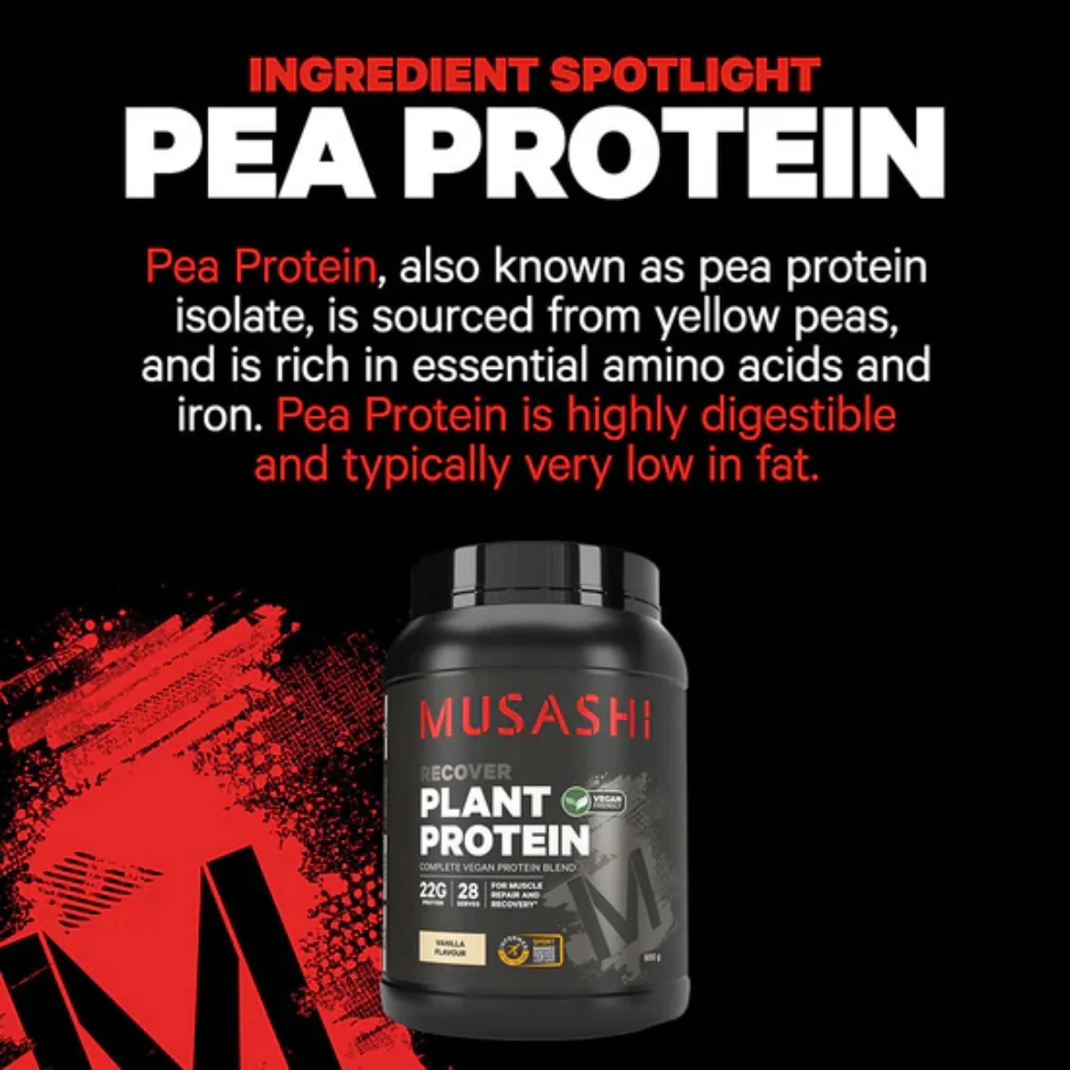 Musashi Plant Protein Chocolate 2kg - Image 4