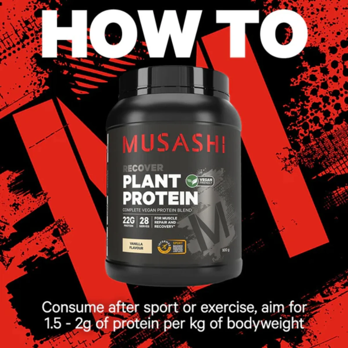 Musashi Plant Protein Chocolate 2kg - Image 5