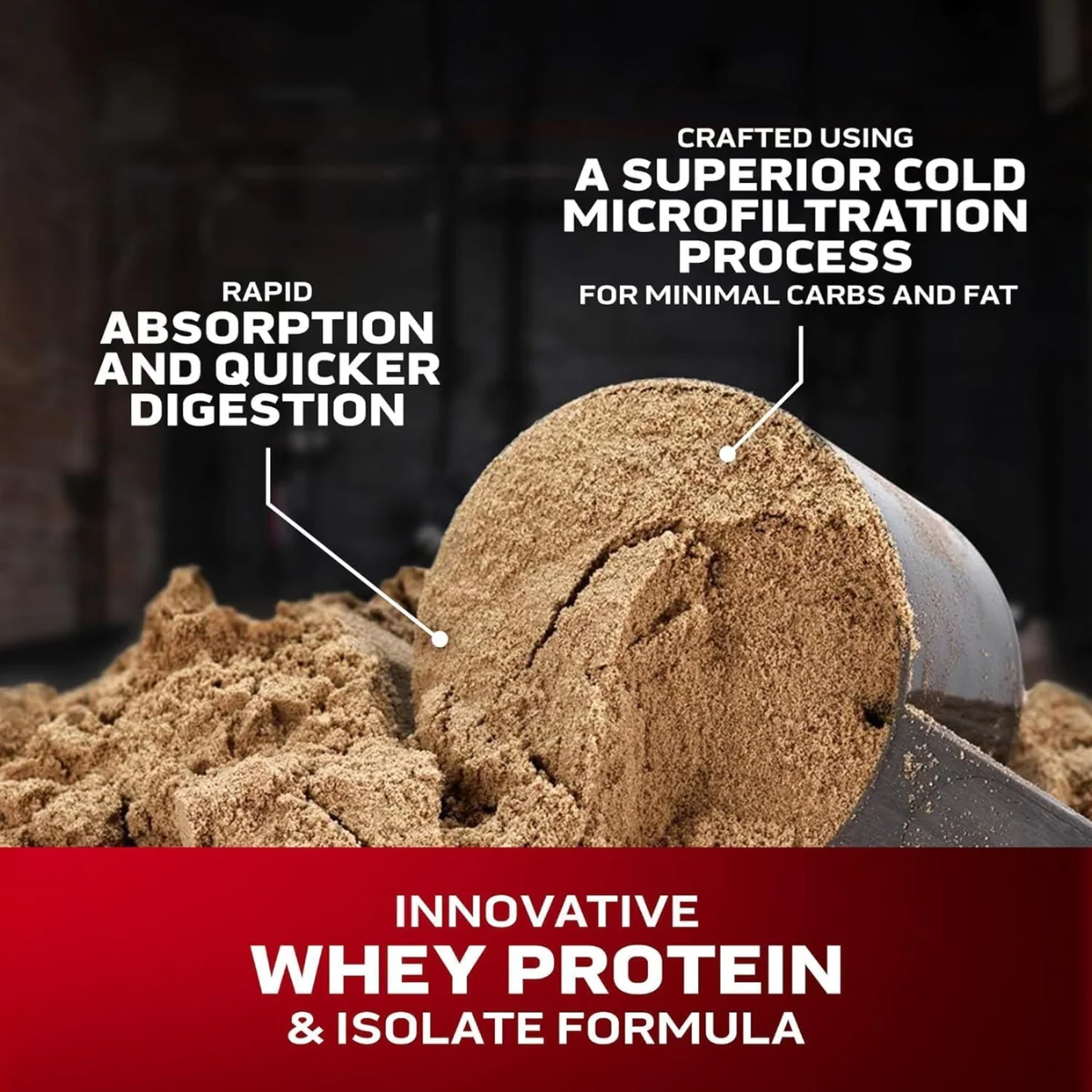 MuscleTech Nitro Tech Whey Protein Gold French Vanilla Cream 907g - Image 5