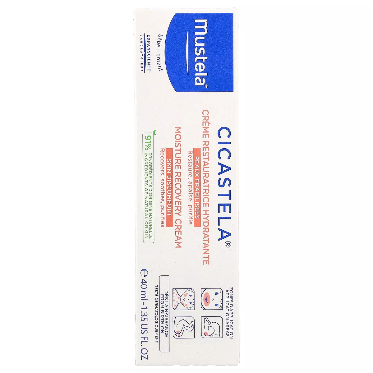 Mustela Baby Cicastela Moisture Recovery Cream 40ml - Image 2