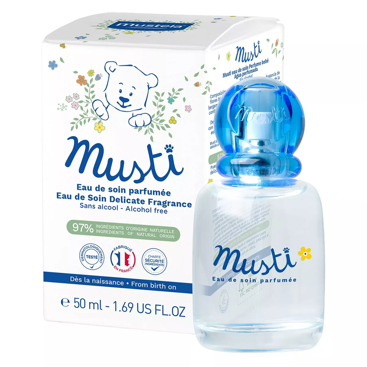 Mustela Baby Musti Eau De Soin Parfumee 50ml - Image 4