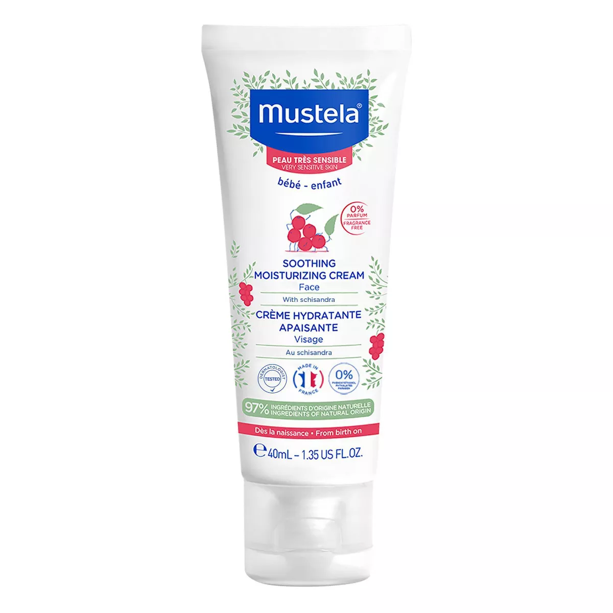 Mustela Baby Soothing Moisturizing Face Cream 40ml