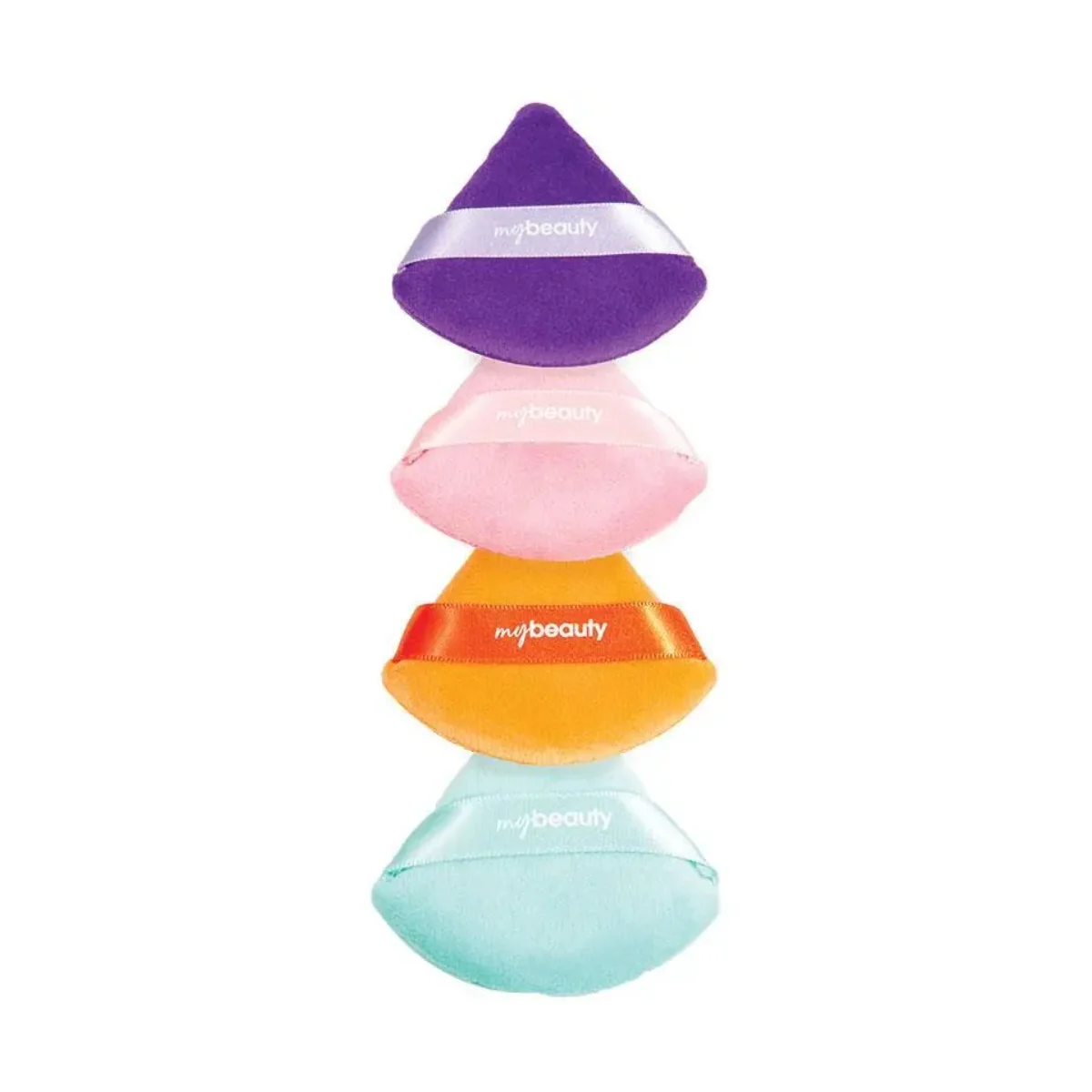 My Beauty Cosmetic Triangle Powder Puff 4 Pack