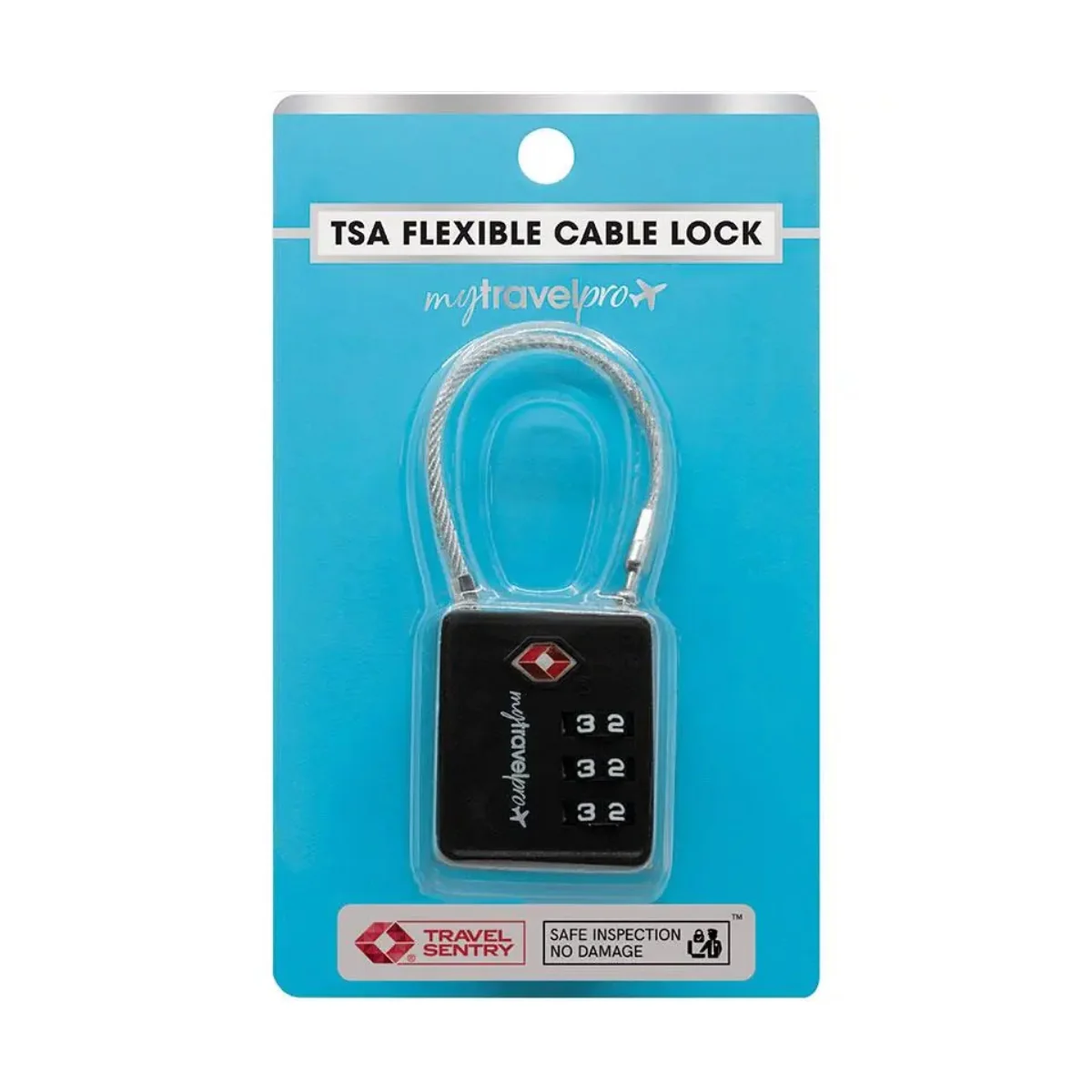 MyTravelPro TSA Flexible Cable Lock