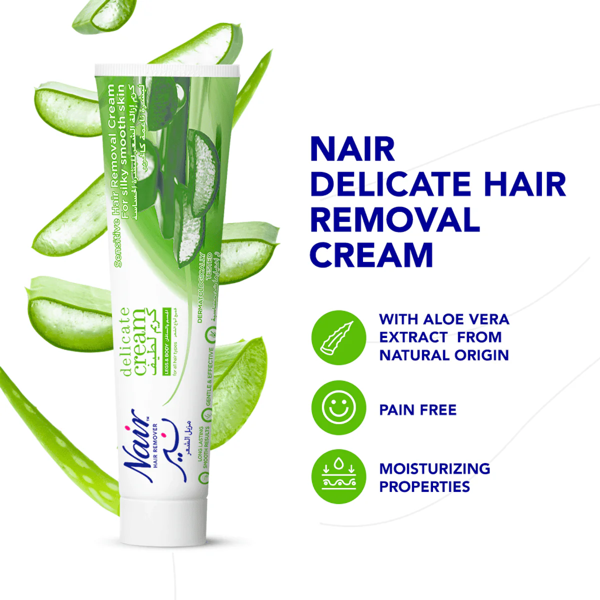 Nair Hair Removal Cream Delicate 110g - Image 2