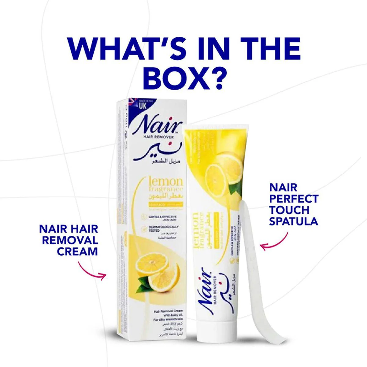 Nair Hair Removal Cream Lemon 110g - Image 3