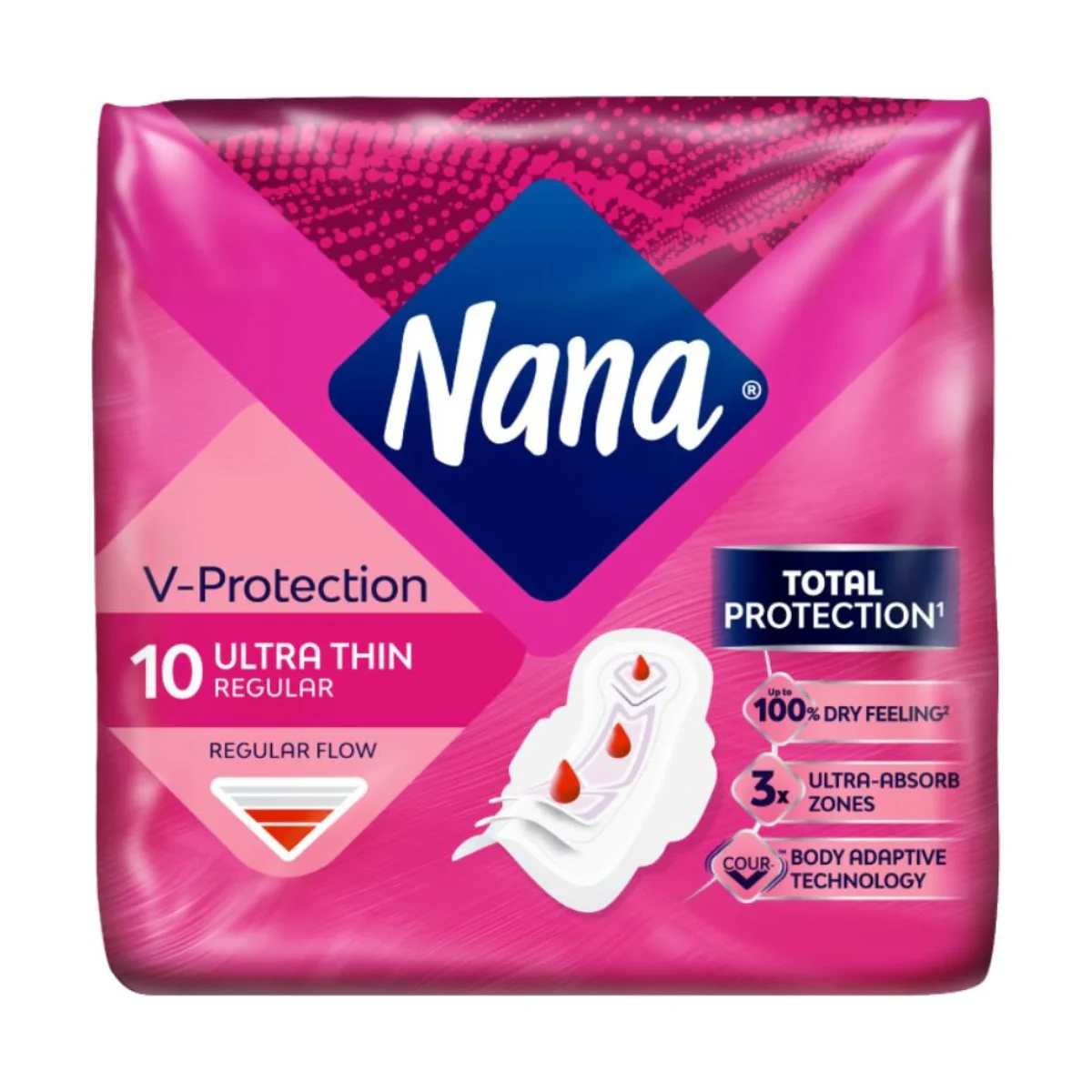 Nana Ultra Normal Wings 10 Pads