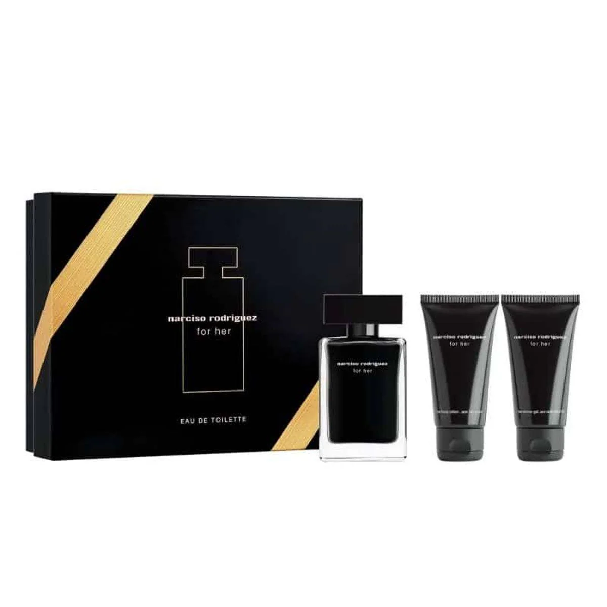 Narciso Rodriguez For Her Eau de Toilette 50ml + Body Lotion 50ml + Shower Gel 50ml Gift Set