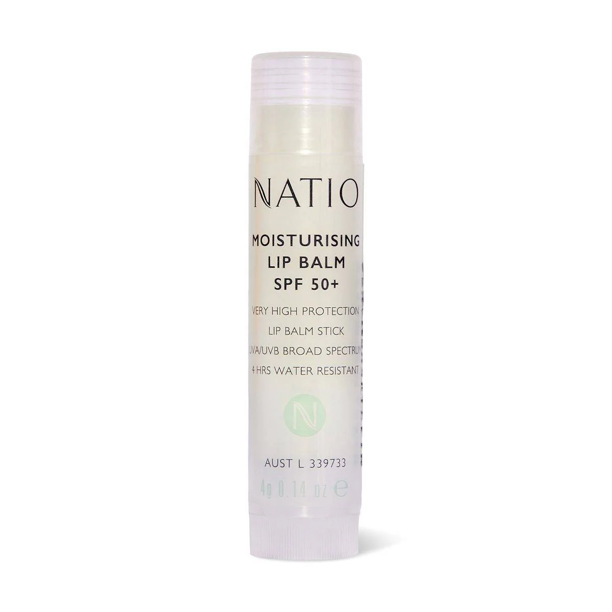 Natio Moisturising Lip Balm SPF50+ 4g