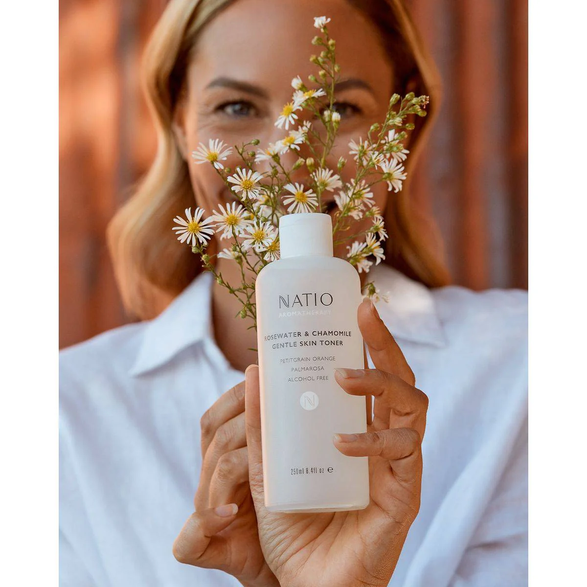 Natio Rose Water & Chamomile Gentle Skin Toner 250ml - Image 5