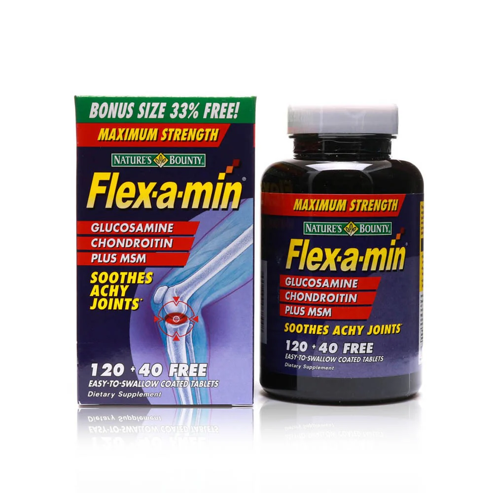 Natures Bounty Flex-A-Min 160 Tablets - Image 2