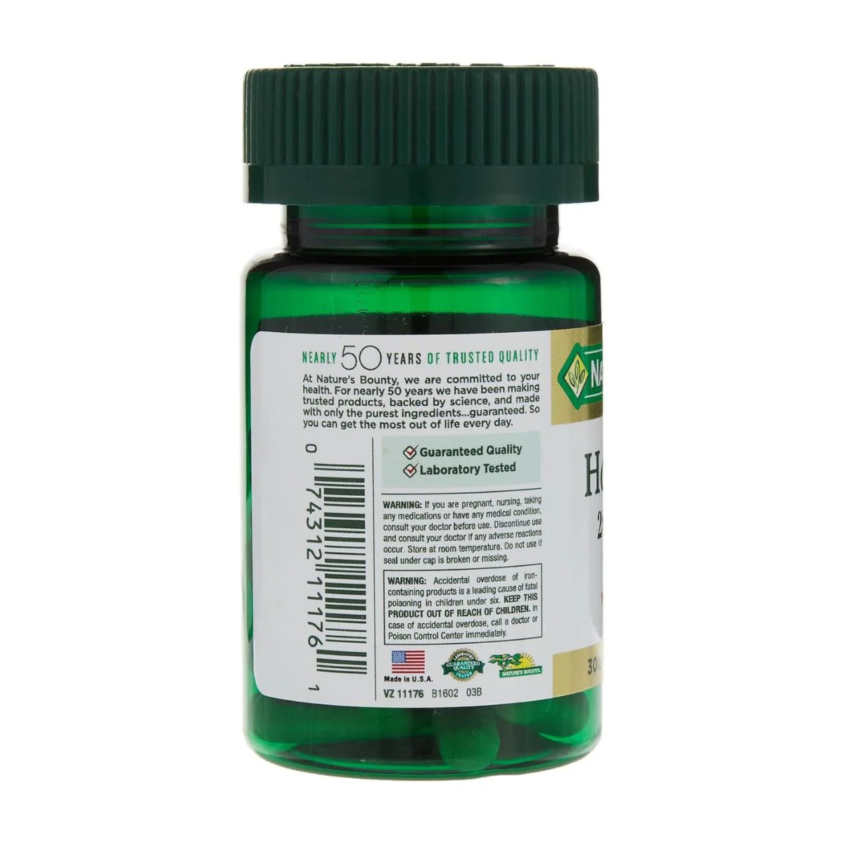 Natures Bounty Haemo-Fer 28mg 30 Capsules - Image 2