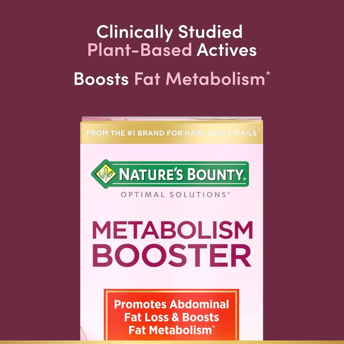 Natures Bounty Metabolism Booster 60 Capsules - Image 3