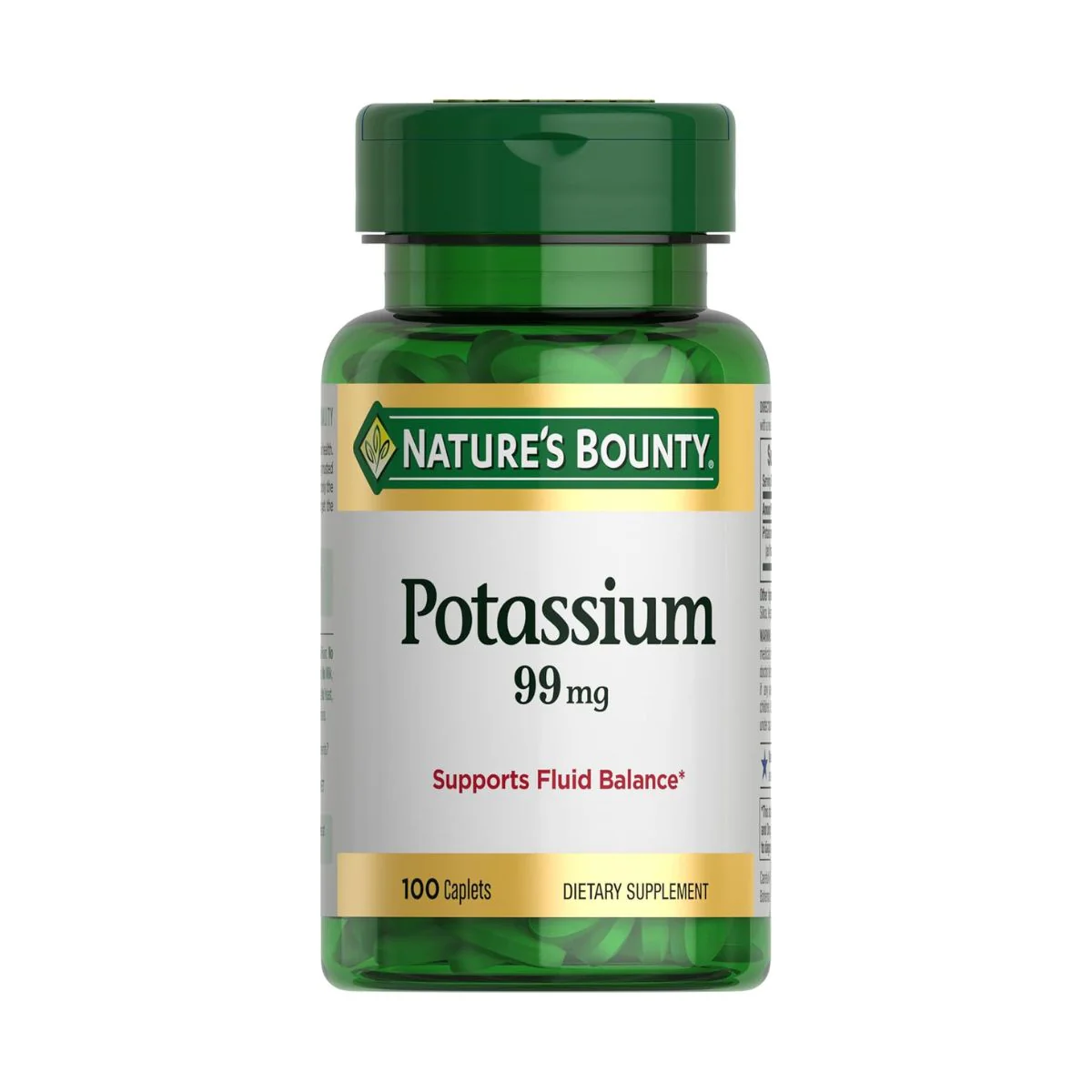 Natures Bounty Potassium Chelated 99mg 100 Tablets