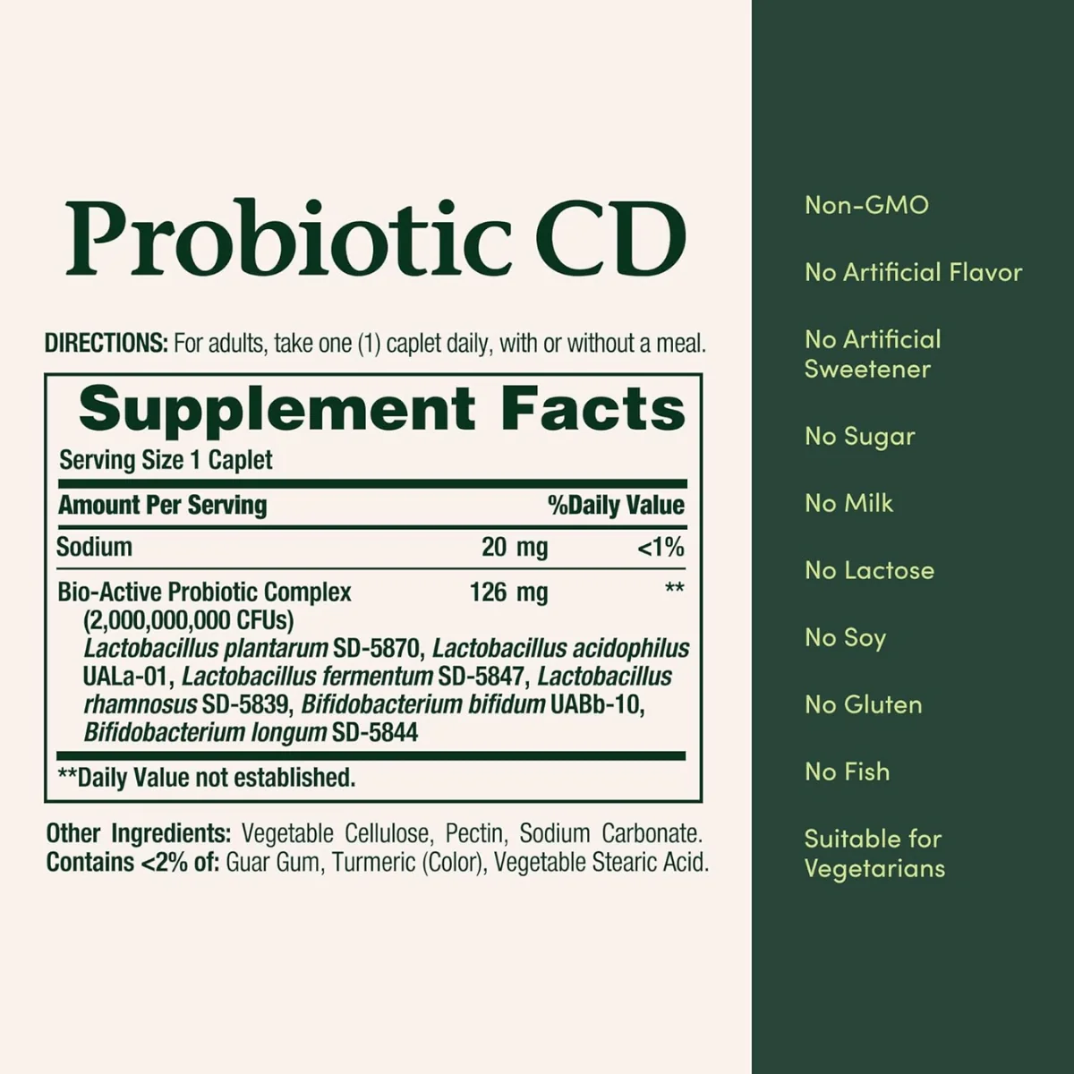 Natures Bounty Probiotic 10 Strains 30 Capsules - Image 6