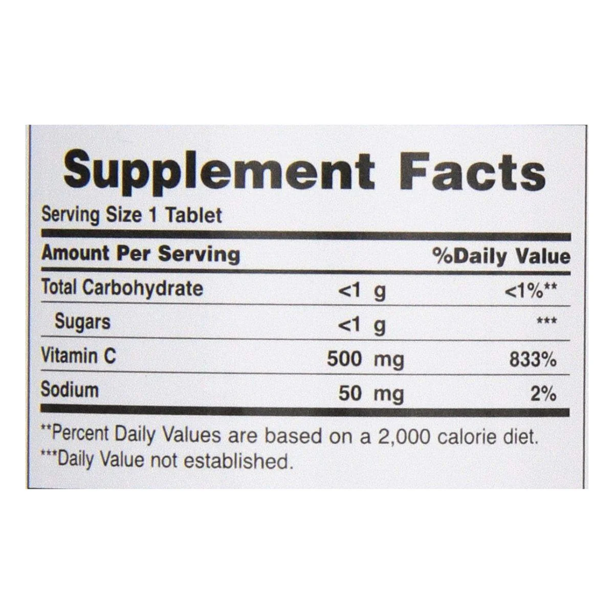 Natures Bounty Vitamin C 500mg With Rose Hips 90 Chewable Tablets - Image 3