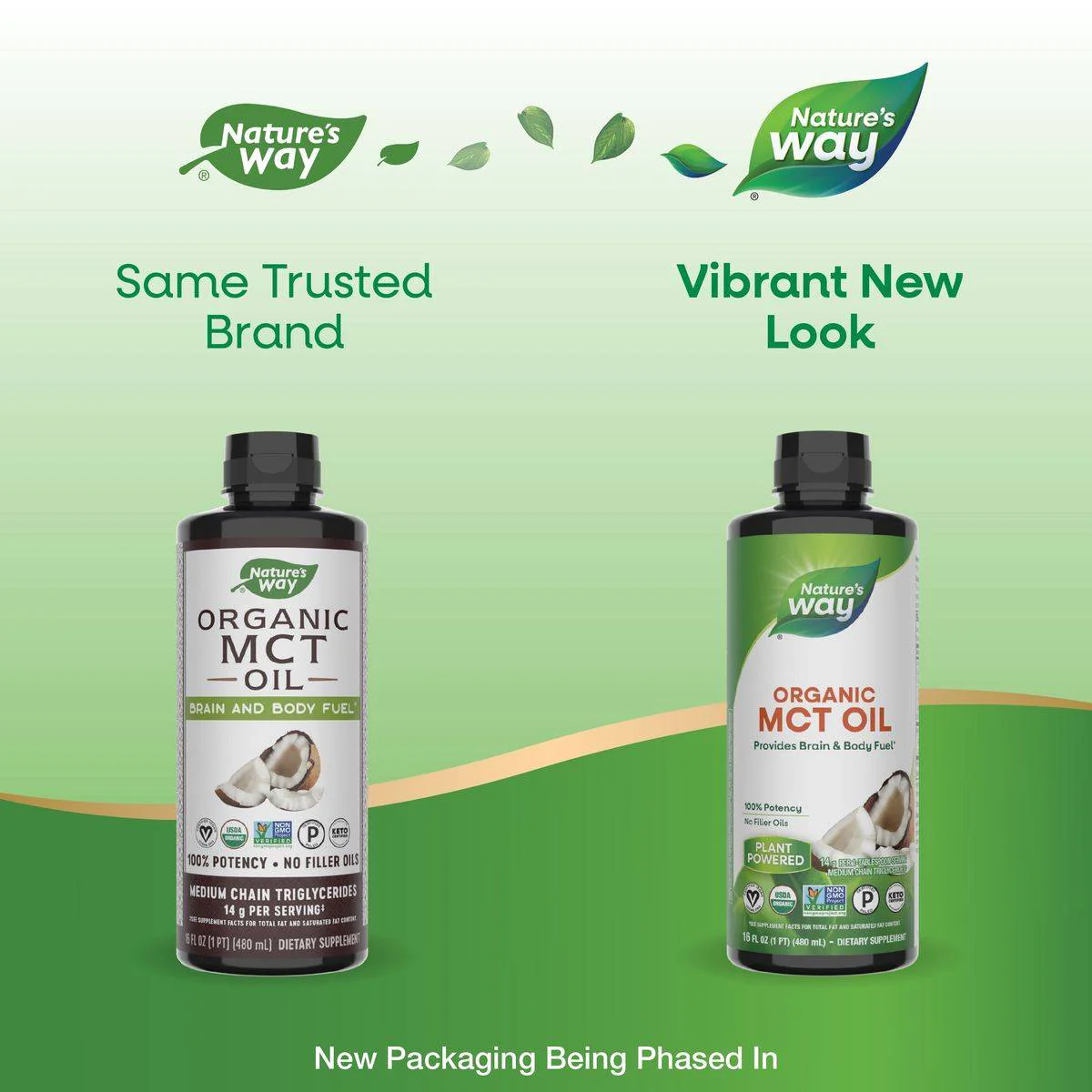Natures Way 100% Organic MCT Oil 473ml - Image 4