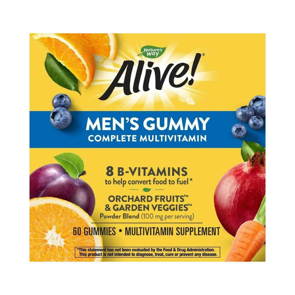 Natures Way Alive! Mens Multivitamin 60 Gummies - Image 3