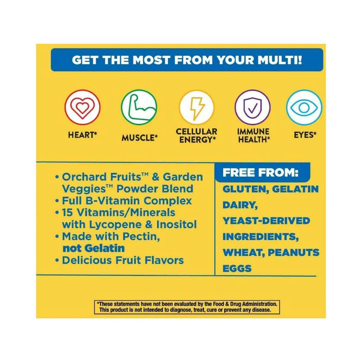 Natures Way Alive! Mens Multivitamin 60 Gummies - Image 4