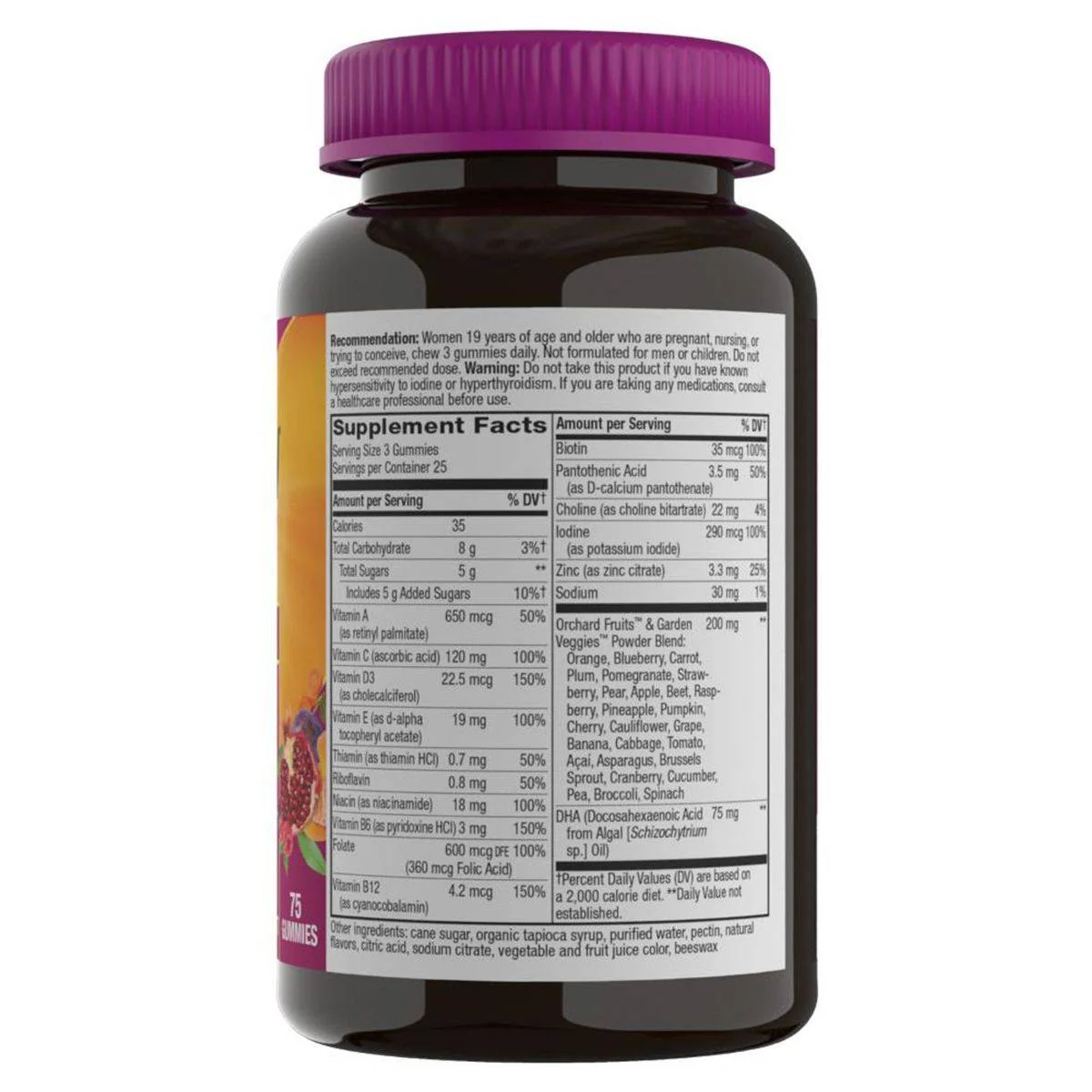 Natures Way Alive! Prenatal 75 Gummies - Image 3