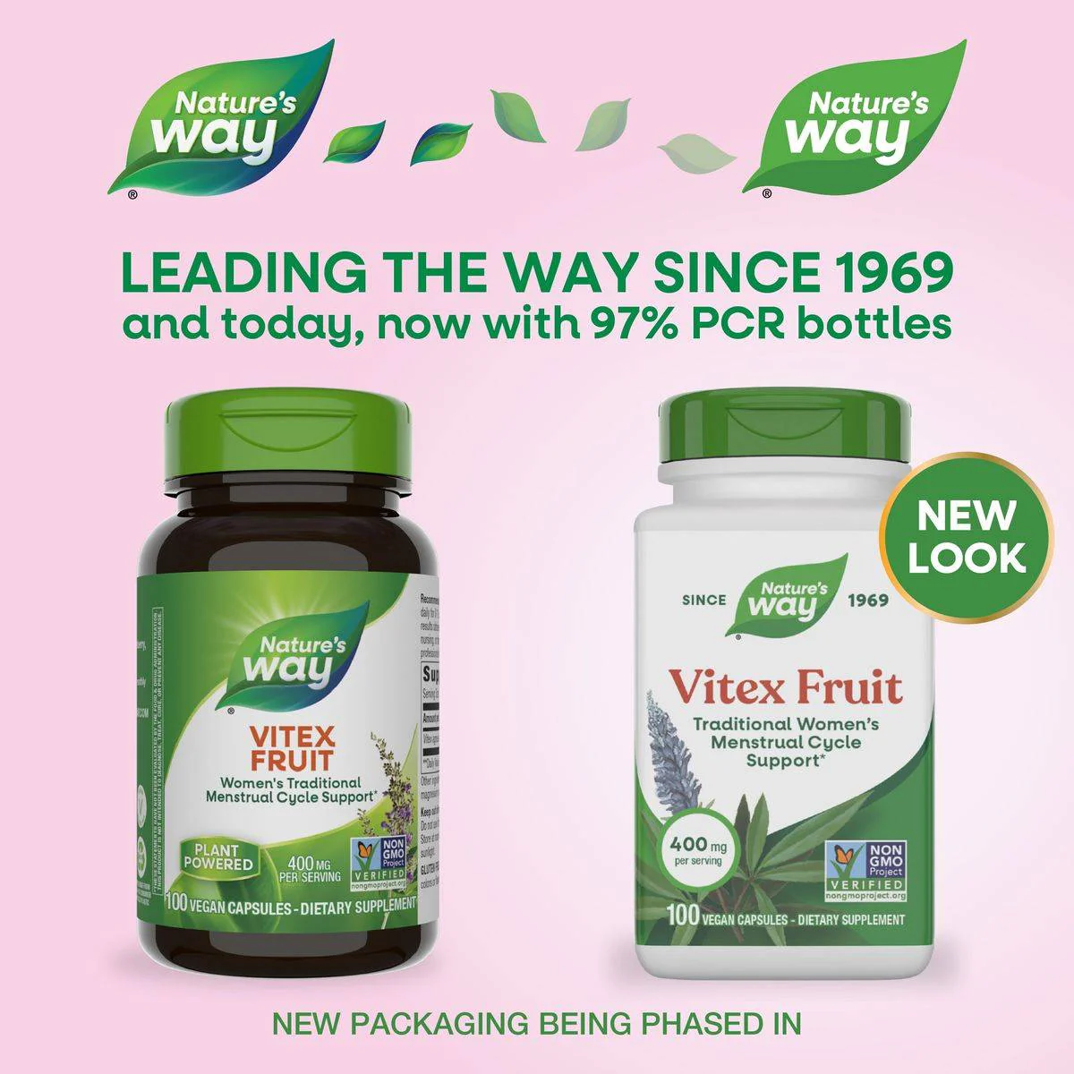 Natures Way Vitex Fruit 100 VegeCapsules - Image 3