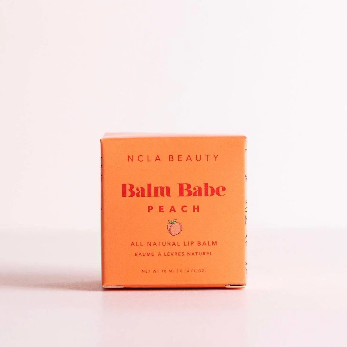 NCLA Beauty Balm Babe Lip Balm Peach 10ml - Image 2