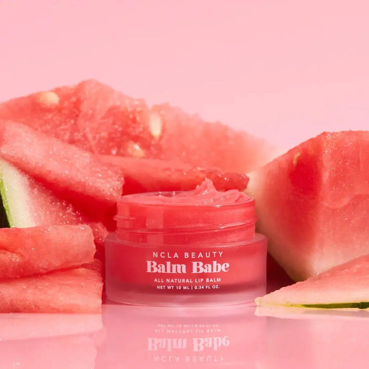 NCLA Beauty Balm Babe Lip Balm Watermelon 10ml - Image 2