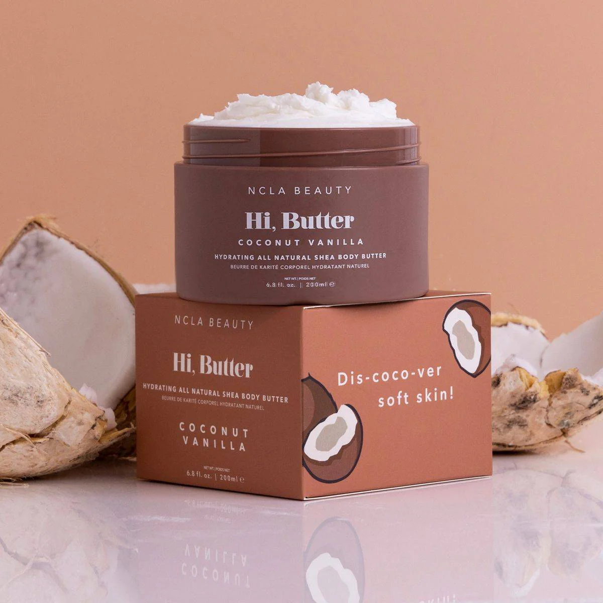 NCLA Beauty Hi Butter Body Butter Coconut Vanilla 200ml - Image 3