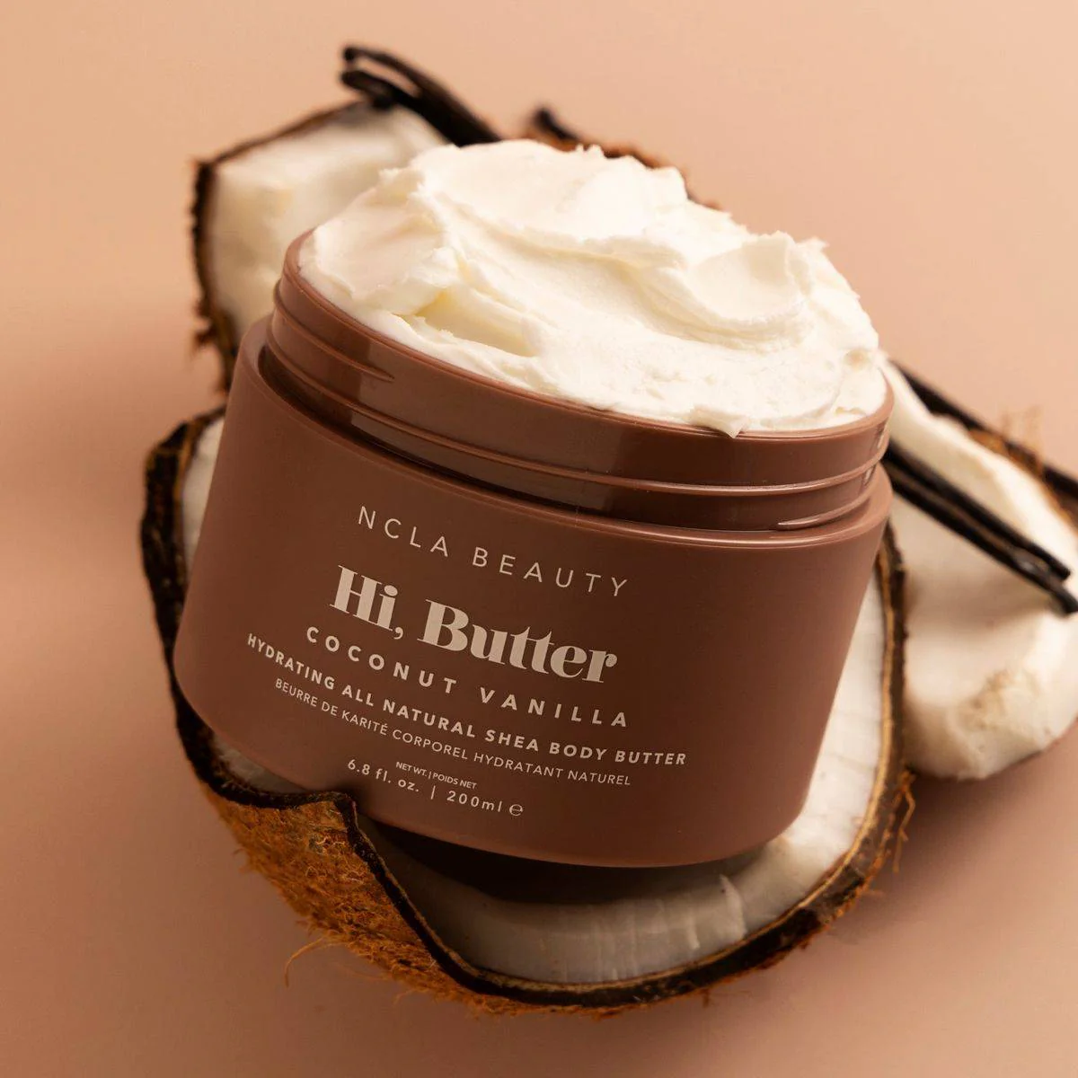 NCLA Beauty Hi Butter Body Butter Coconut Vanilla 200ml - Image 4