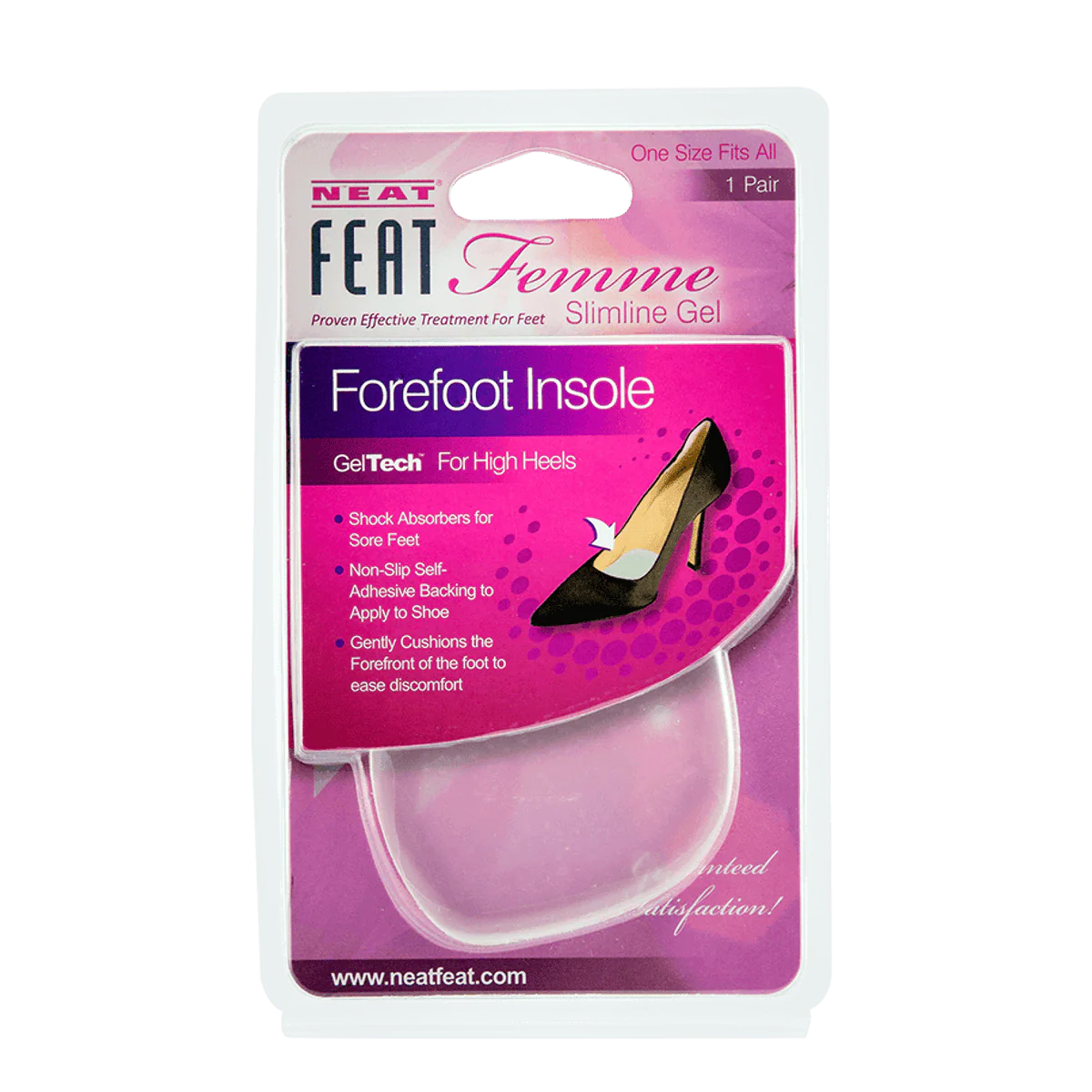 Neat Feat Femme Gel Slimline Forefoot Insoles