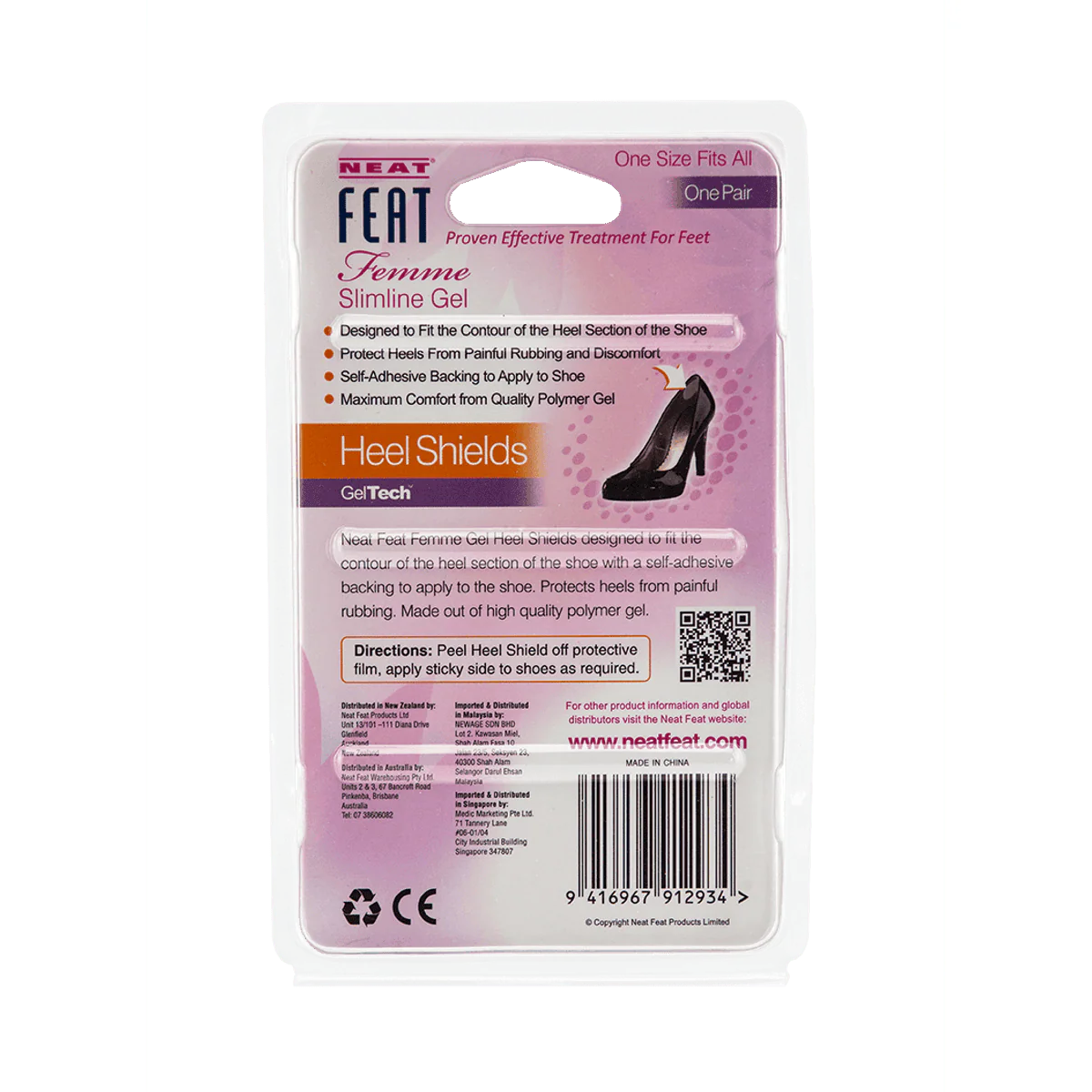 Neat Feat Femme Gel Slimline Heel Shields - Image 2
