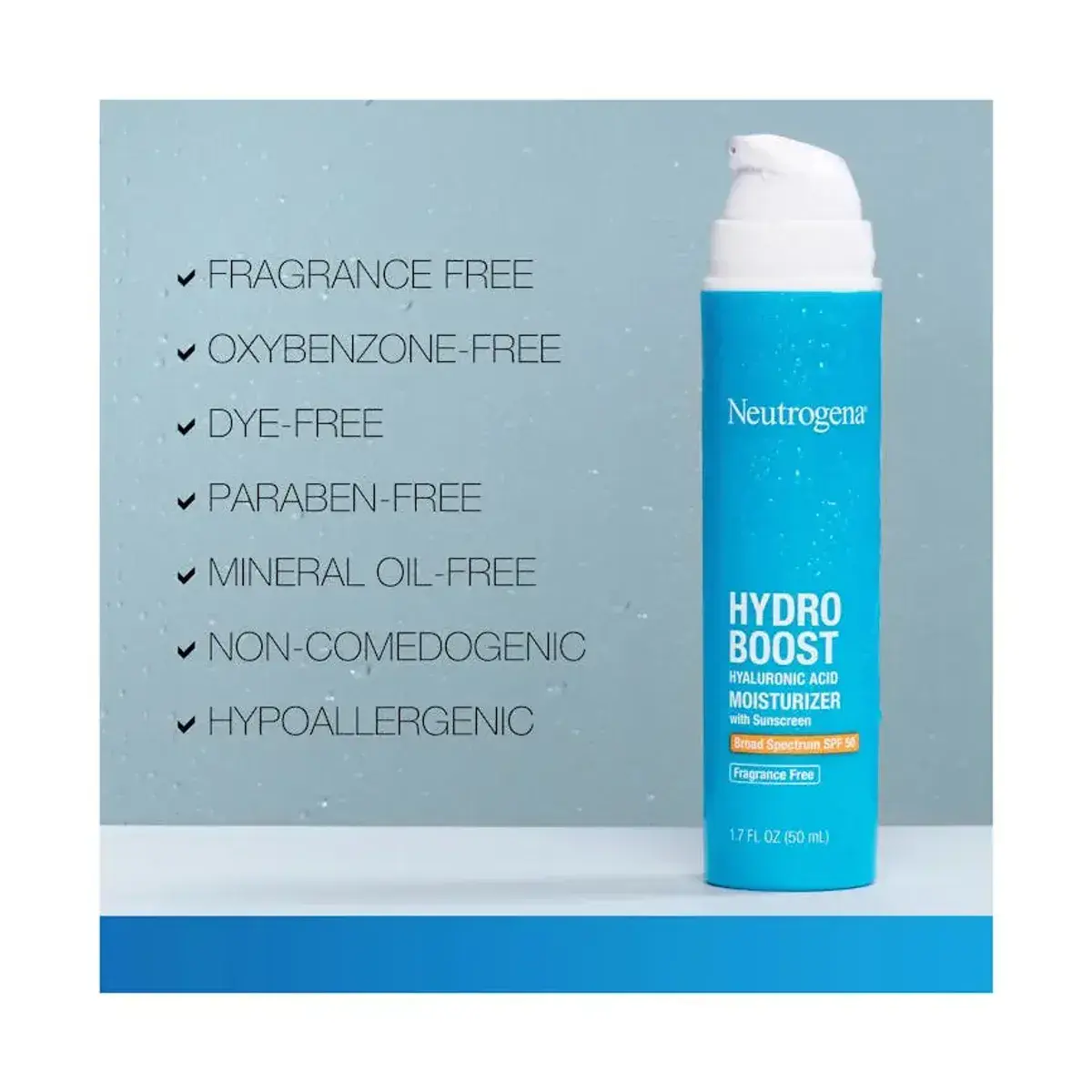 Neutrogena Hydro Boost Hydrating Fluid SPF50 50ml - Image 2