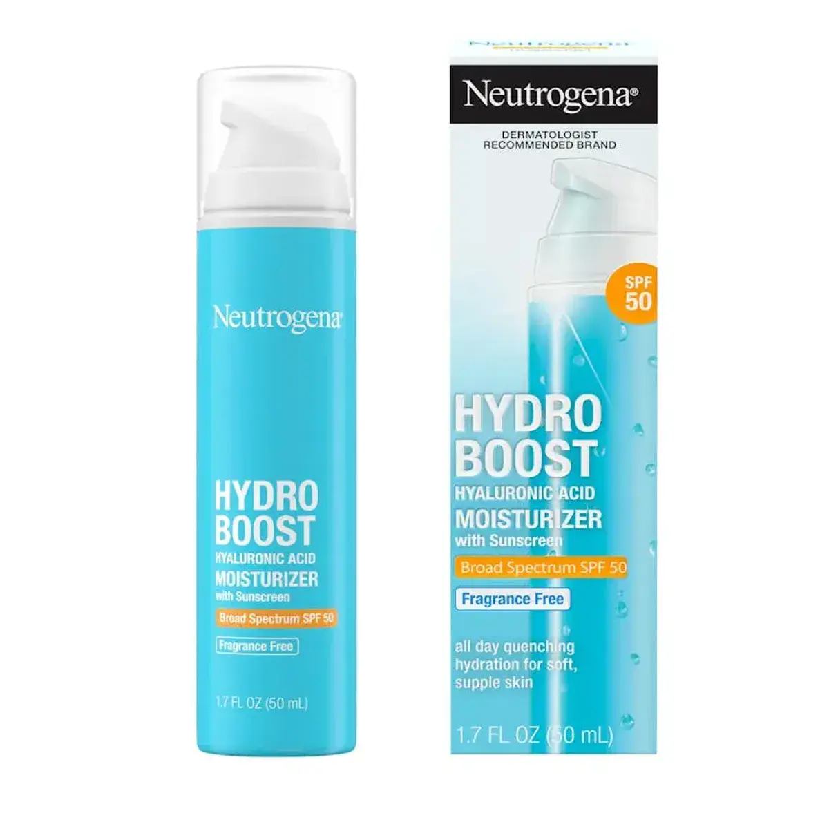 Neutrogena Hydro Boost Hydrating Fluid SPF50 50ml - Image 5