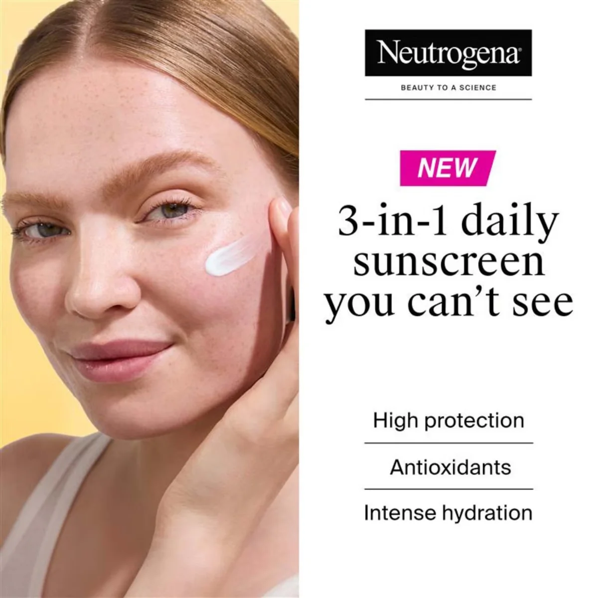 Neutrogena Ultra Sheer Invisible Fluid Hydration Sunscreen SPF50 50ml - Image 3